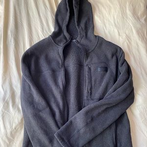 North face zip up hoodie